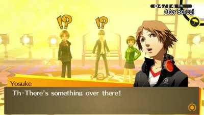 Th-There's something over there!