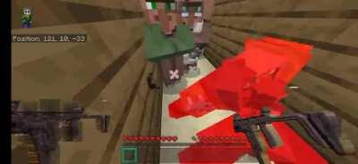 akimbo fennec in minecraft