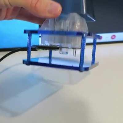 Giant 1% keyboard for meeting mute/unmute