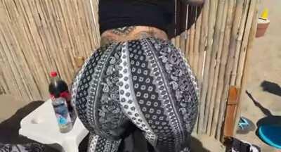 Do you think they saw me twerkin in the cabana?