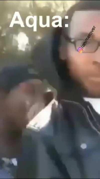 Kazuma gets roasted by Aqua