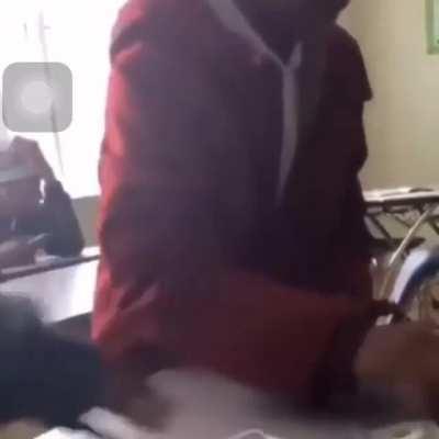 Lil nigga cheated and stole all his lunch money for the week damn 🤣