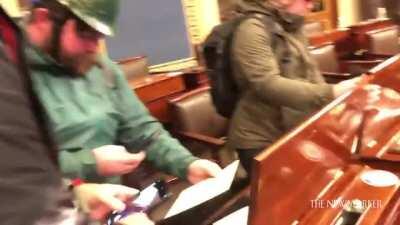 New footage from inside the attack on the Capitol on January 6th