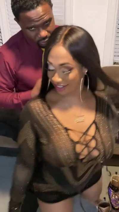 Eddie Winslow actor Darius McCrary is down bad in the streets with TS onlyfans star!