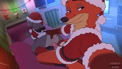 Xmas boning time (letodoesart)