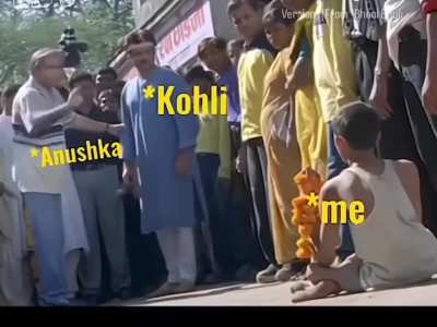 Virat has a better edging streak 