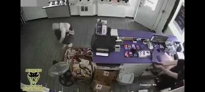NSFW: Fed Up Store Owner Gets The Drop on Armed Robber