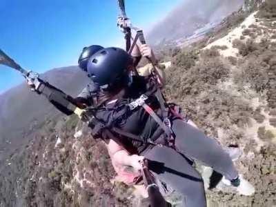 Not letting go at the begin of the ride