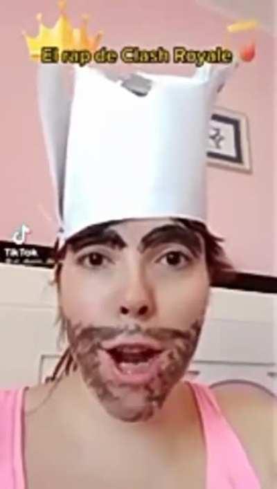 el video es un tiktok pero el meme es un edit no subido a tiktok