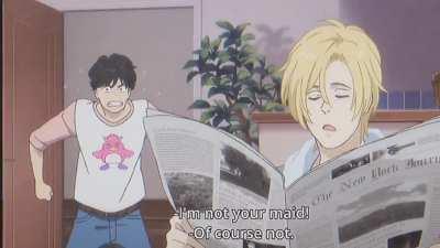 My wholesome boys Ash and eiji ✨ Who got you smiling like that? ~