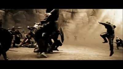 Sabían que según si a esta escena de 300 le pones cualquier puente entre el drop de una canción se va a ver vergas el 90% de las veces 