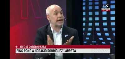 Larreta esquivando la pregunta sobre si privatizaría aerolíneas o no