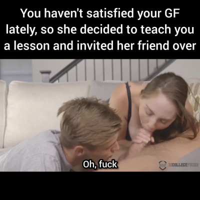 She taught you a good lesson