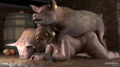 Mei getting pounded (Bloggerman) [Overwatch]