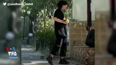 This is Nika, a 16 year old Iranian teenager, singing a famous Persian love song. The Islamic regime murdered her during the protests, then buried her without her family present.