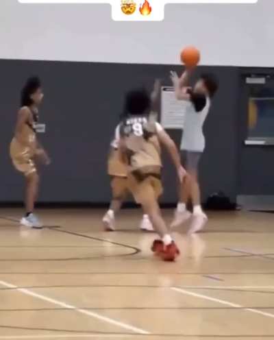 Craziest basketball save 