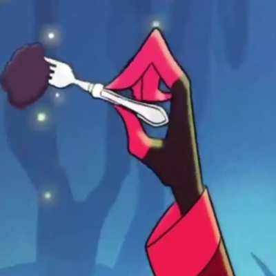 Alastor has a healthy eating habit.