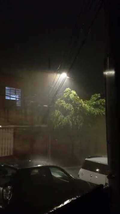 Heavy rains in Belo Horizonte, Brazil