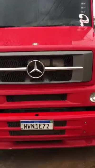 Plot Twist! He managed to get the truck out