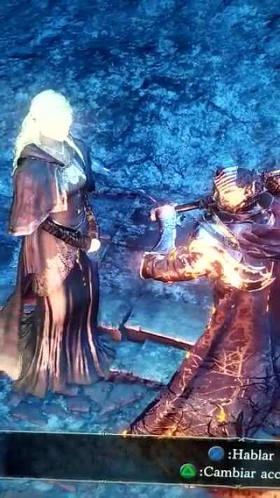 She's exercising their knees