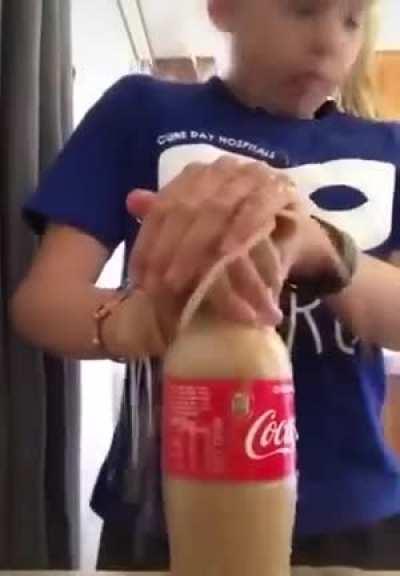 Experimenting with coke and mentos