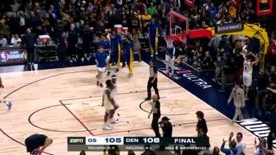 [Highlight] Klay Thompson attempting the game-tying three and missing horribly