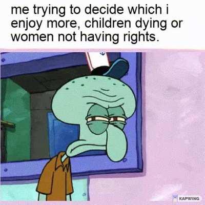 i am actually pro abortion just to be clear.