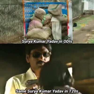 SKY selected for tests for a good innings in T20s.