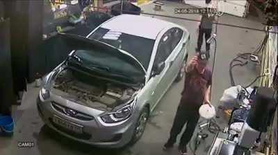 He step aside right on time