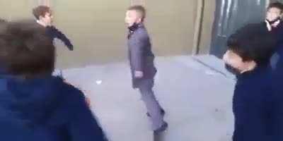 little humans being bros..