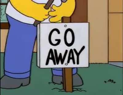 The perfect gif for when someone says they don't like The Simpsons