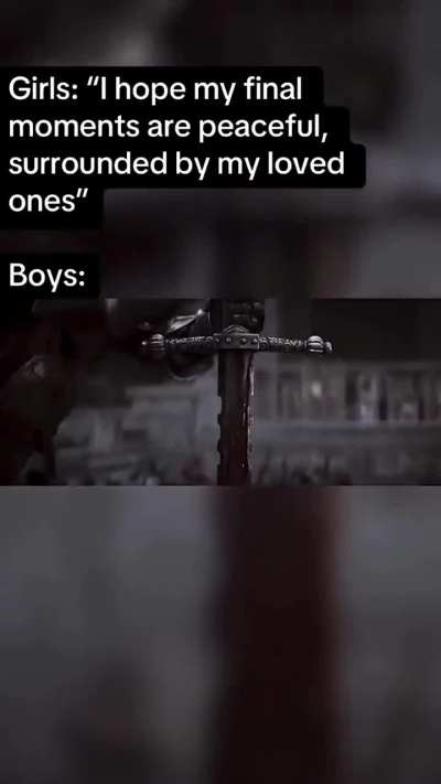 How men want to go out!