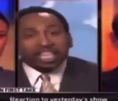 Stephen a smith cumming meme template 
