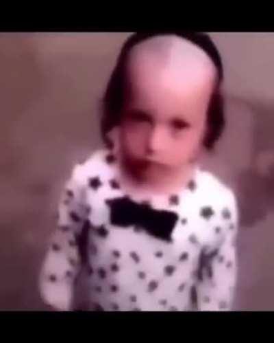 I'd be crying if I looked like that too