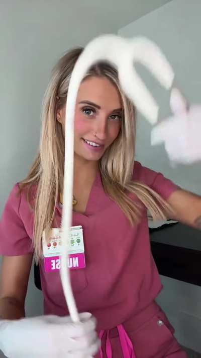 Naughty nurse on duty—let’s see just how much care you need today