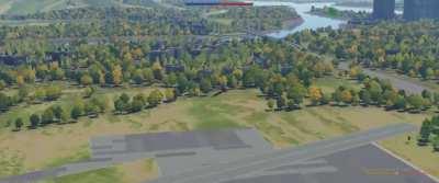 boinking Helicopter with laser guided bomb.