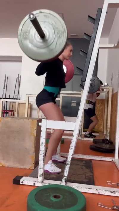 Such a joy to watch her working out