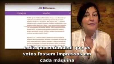 Jornalista Paula Schmitt, agora sobre o nosso sistema de votação