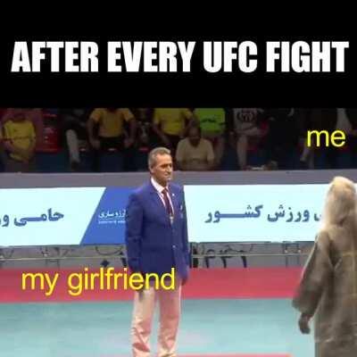 After every UFC fight...