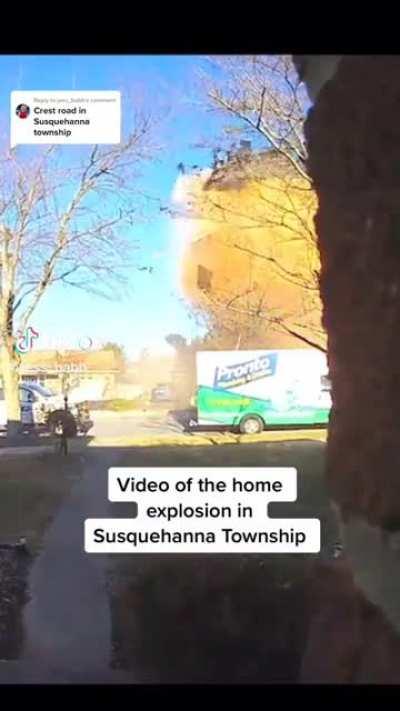 Gas Explosion, somehow no one died.