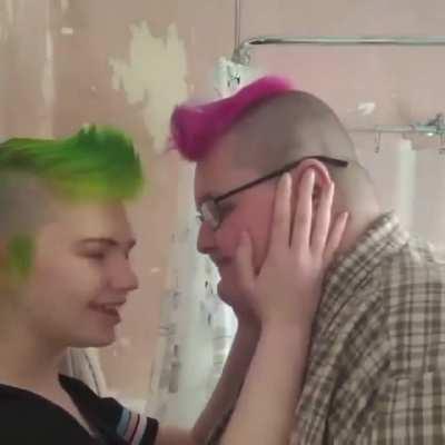 Leave the sideburns but take everything else