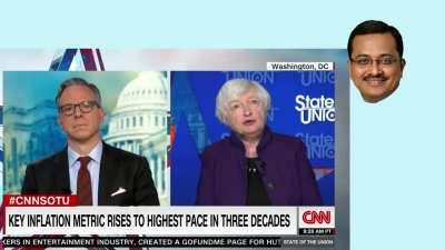 What is she looking at?