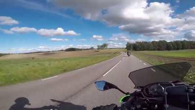 was he going too fast?