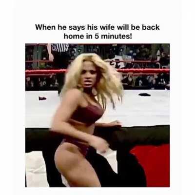 Trish and that body are definitely worth it 😅😂