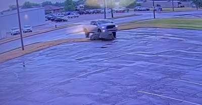 When your cab is so high that you can't see the fucking boulder in front of you