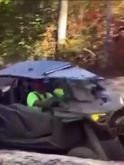 leaving massive pieces of debris in a mud pit