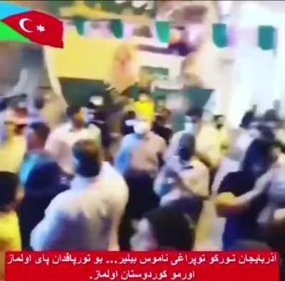 This is not Baku. This is Urmia, Iran. “Yaşa Azerbaycan”