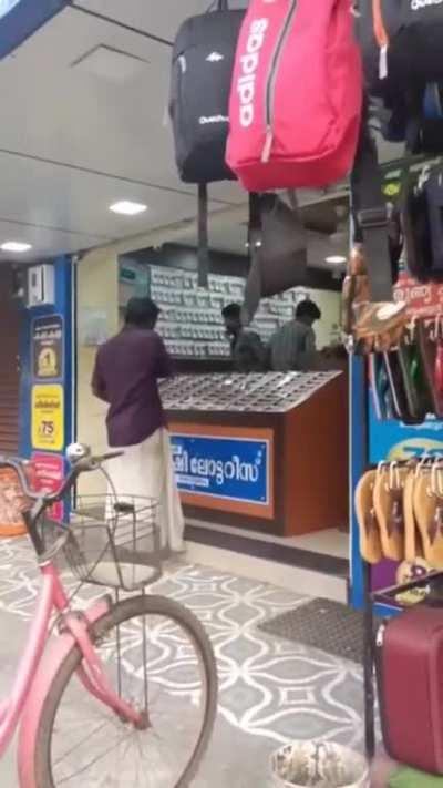 my man has no chill. what's the story here? anyone know?