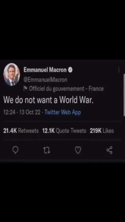 C'mon Maccy, give war a chance!