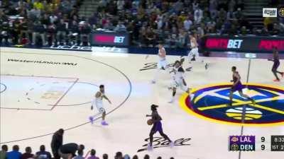 [Highlight] Jokic spin into the no-look pass to AG who dunks it